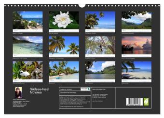 Südsee-Insel Mo'orea (Wandkalender 2027 DIN A3 quer), CALVENDO Monatskalender