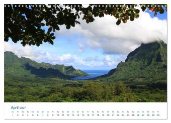 Südsee-Insel Mo'orea (Wandkalender 2027 DIN A3 quer), CALVENDO Monatskalender