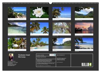 Südsee-Insel Mo'orea (Wandkalender 2027 DIN A2 quer), CALVENDO Monatskalender