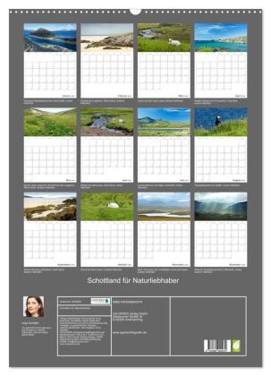 Schottland für Naturliebhaber (Wandkalender 2027 DIN A2 hoch), CALVENDO Monatskalender
