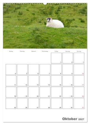 Schottland für Naturliebhaber (hochwertiger Premium Wandkalender 2027 DIN A2 hoch), Kunstdruck in Hochglanz