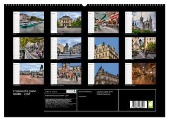 Frankreichs große Städte - Lyon (hochwertiger Premium Wandkalender 2027 DIN A2 quer), Kunstdruck in Hochglanz