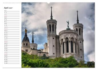 Frankreichs große Städte - Lyon (hochwertiger Premium Wandkalender 2027 DIN A2 quer), Kunstdruck in Hochglanz