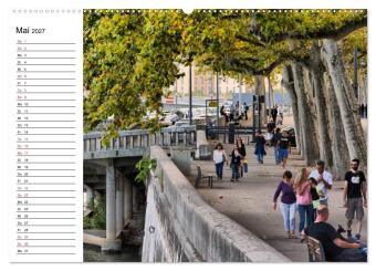 Frankreichs große Städte - Lyon (hochwertiger Premium Wandkalender 2027 DIN A2 quer), Kunstdruck in Hochglanz