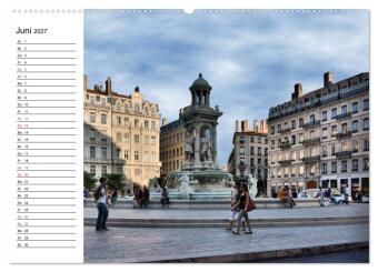 Frankreichs große Städte - Lyon (hochwertiger Premium Wandkalender 2027 DIN A2 quer), Kunstdruck in Hochglanz
