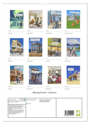 Betongold lacht - Cartoons (hochwertiger Premium Wandkalender 2027 DIN A2 hoch), Kunstdruck in Hochglanz