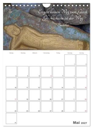 Harmonie und Freude Buddhistische Weisheiten 2027 (Wandkalender 2027 DIN A4 hoch), CALVENDO Monatskalender