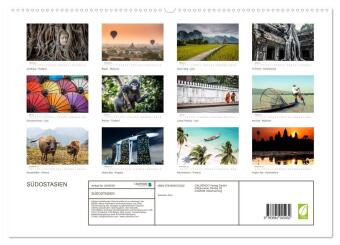 SÜDOSTASIEN (hochwertiger Premium Wandkalender 2027 DIN A2 quer), Kunstdruck in Hochglanz