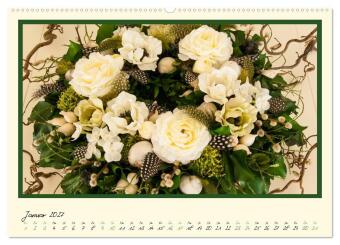 Blumen-Passion (Wandkalender 2027 DIN A2 quer), CALVENDO Monatskalender