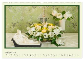 Blumen-Passion (Wandkalender 2027 DIN A2 quer), CALVENDO Monatskalender