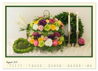 Blumen-Passion (Wandkalender 2027 DIN A2 quer), CALVENDO Monatskalender