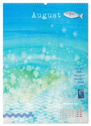 Jahr der Dankbarkeit - Scrapbooking-Kalender (hochwertiger Premium Wandkalender 2027 DIN A2 hoch), Kunstdruck in Hochglanz