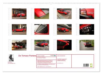 De Tomaso Pantera (Wandkalender 2027 DIN A2 quer), CALVENDO Monatskalender