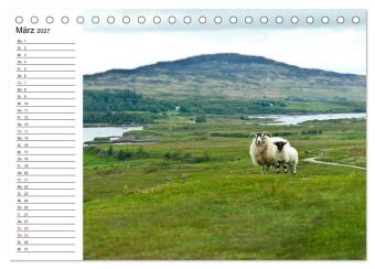 Schottland - grandiose Landschaften im Westen (Tischkalender 2027 DIN A5 quer), CALVENDO Monatskalender