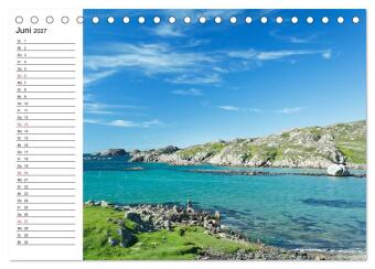 Schottland - grandiose Landschaften im Westen (Tischkalender 2027 DIN A5 quer), CALVENDO Monatskalender