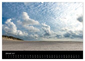 Wolken über Dänemark (Wandkalender 2027 DIN A2 quer), CALVENDO Monatskalender