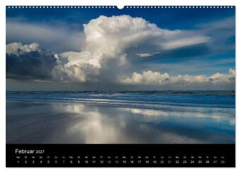 Wolken über Dänemark (Wandkalender 2027 DIN A2 quer), CALVENDO Monatskalender