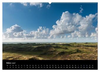 Wolken über Dänemark (Wandkalender 2027 DIN A2 quer), CALVENDO Monatskalender