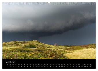 Wolken über Dänemark (Wandkalender 2027 DIN A2 quer), CALVENDO Monatskalender