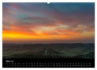 Wolken über Dänemark (Wandkalender 2027 DIN A2 quer), CALVENDO Monatskalender