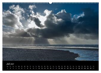 Wolken über Dänemark (Wandkalender 2027 DIN A2 quer), CALVENDO Monatskalender