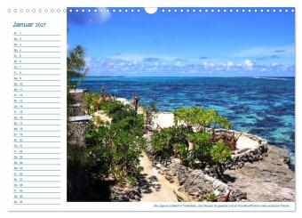 Südsee-Insel Mo'orea (Wandkalender 2027 DIN A3 quer), CALVENDO Monatskalender