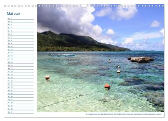 Südsee-Insel Mo'orea (Wandkalender 2027 DIN A3 quer), CALVENDO Monatskalender