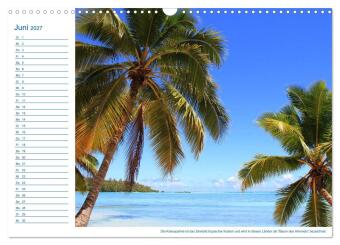 Südsee-Insel Mo'orea (Wandkalender 2027 DIN A3 quer), CALVENDO Monatskalender