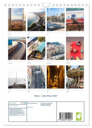 Nizza - Cote d'Azur 2027 (Wandkalender 2027 DIN A4 hoch), CALVENDO Monatskalender