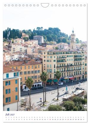 Nizza - Cote d'Azur 2027 (Wandkalender 2027 DIN A4 hoch), CALVENDO Monatskalender