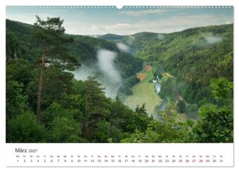 Fränkische Schweiz - Zwischen Burgen, Höhlen und Wäldern (hochwertiger Premium Wandkalender 2027 DIN A2 quer), Kunstdruck in Hochglanz