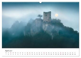 Fränkische Schweiz - Zwischen Burgen, Höhlen und Wäldern (hochwertiger Premium Wandkalender 2027 DIN A2 quer), Kunstdruck in Hochglanz