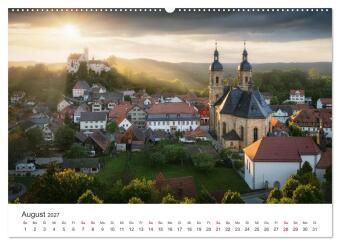 Fränkische Schweiz - Zwischen Burgen, Höhlen und Wäldern (hochwertiger Premium Wandkalender 2027 DIN A2 quer), Kunstdruck in Hochglanz