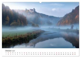 Fränkische Schweiz - Zwischen Burgen, Höhlen und Wäldern (hochwertiger Premium Wandkalender 2027 DIN A2 quer), Kunstdruck in Hochglanz
