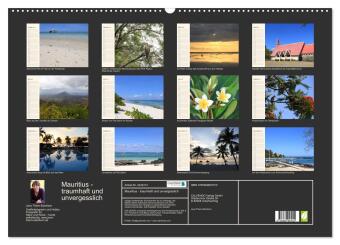 Mauritius - traumhaft und unvergesslich (Wandkalender 2027 DIN A2 quer), CALVENDO Monatskalender