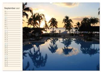 Mauritius - traumhaft und unvergesslich (Wandkalender 2027 DIN A2 quer), CALVENDO Monatskalender