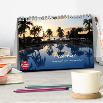 Mauritius - traumhaft und unvergesslich (Tischkalender 2027 DIN A5 quer), CALVENDO Monatskalender