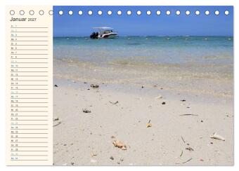 Mauritius - traumhaft und unvergesslich (Tischkalender 2027 DIN A5 quer), CALVENDO Monatskalender