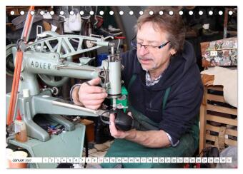 Das Handwerk der Schuhmacher (Tischkalender 2027 DIN A5 quer), CALVENDO Monatskalender