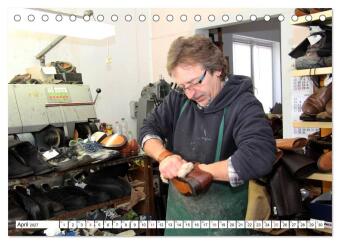 Das Handwerk der Schuhmacher (Tischkalender 2027 DIN A5 quer), CALVENDO Monatskalender