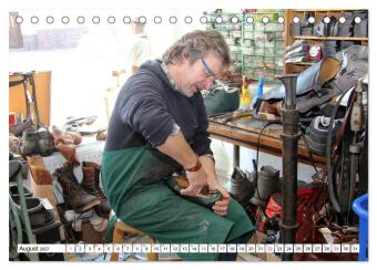 Das Handwerk der Schuhmacher (Tischkalender 2027 DIN A5 quer), CALVENDO Monatskalender