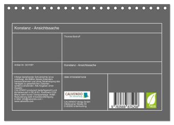 Konstanz - Ansichtssache (Tischkalender 2027 DIN A5 quer), CALVENDO Monatskalender