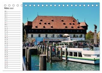 Konstanz - Ansichtssache (Tischkalender 2027 DIN A5 quer), CALVENDO Monatskalender