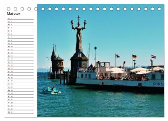 Konstanz - Ansichtssache (Tischkalender 2027 DIN A5 quer), CALVENDO Monatskalender