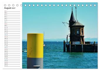 Konstanz - Ansichtssache (Tischkalender 2027 DIN A5 quer), CALVENDO Monatskalender