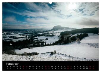 Der Hegau - Wanderparadies am westlichen Bodensee (Wandkalender 2027 DIN A2 quer), CALVENDO Monatskalender