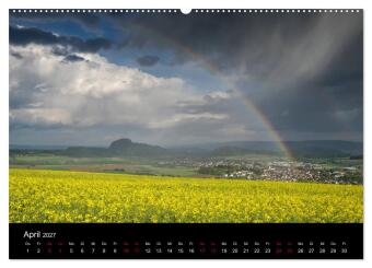 Der Hegau - Wanderparadies am westlichen Bodensee (Wandkalender 2027 DIN A2 quer), CALVENDO Monatskalender