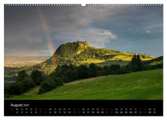 Der Hegau - Wanderparadies am westlichen Bodensee (Wandkalender 2027 DIN A2 quer), CALVENDO Monatskalender
