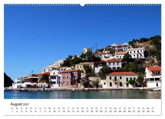 Griechenland - Insel Kefalonia (hochwertiger Premium Wandkalender 2027 DIN A2 quer), Kunstdruck in Hochglanz