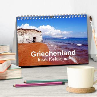 Griechenland - Insel Kefalonia (Tischkalender 2027 DIN A5 quer), CALVENDO Monatskalender